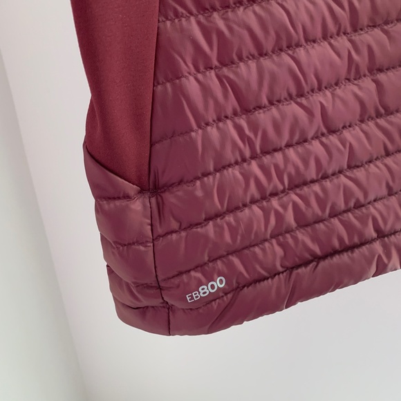 Eddie Bauer Microtherm 2.0 Down Vest in Dark Berry Sz S - Picture 4 of 9